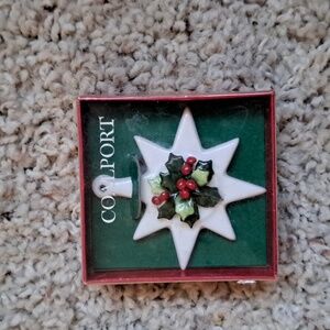 Coalport star Christmas Ornament